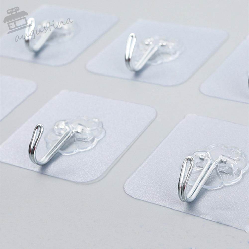 Móc Dán Tường Trong Suốt Chống Nước AUGUSTINA Cho Nhà Bếp Nhà Tắm