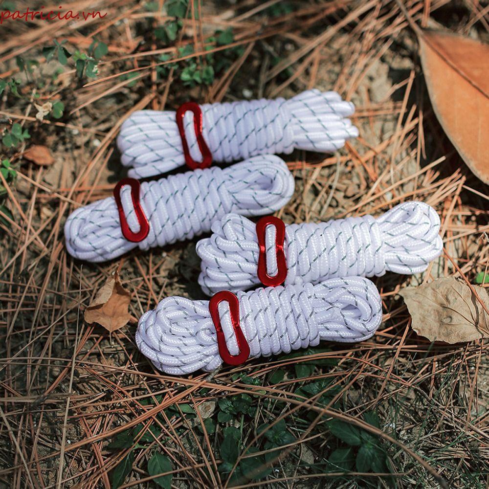 Móc Khóa Dây Lều Phản Quang 4mm Siêu Bền Tùy Chỉnh Tiện Dụng Mang Theo Du Lịch / Leo Núi