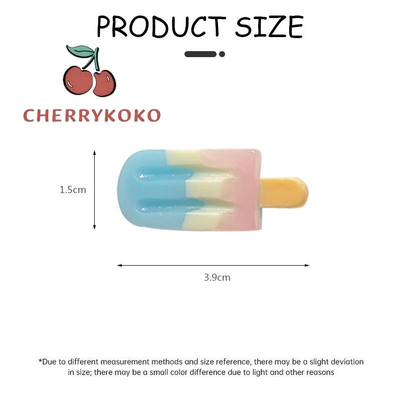 🍒🍒CHERRYKOKO Kẹp TóC HìNh Cây Kem Dễ Thương Cho Nữ