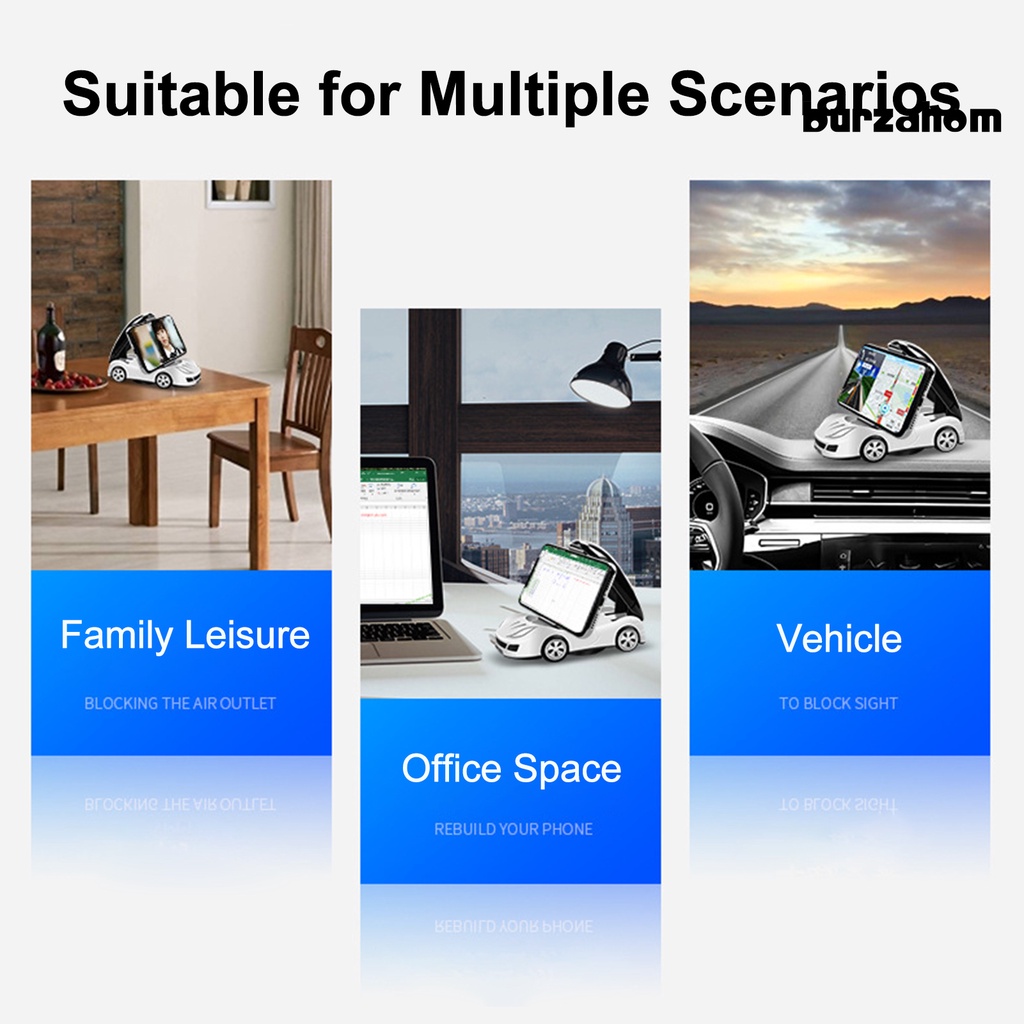 Giá Đỡ Điện Thoại / Thiết Bị Định Vị Đa Năng Hình Xe Hơi Thể Thao Có Thể Xoay 360 Độ