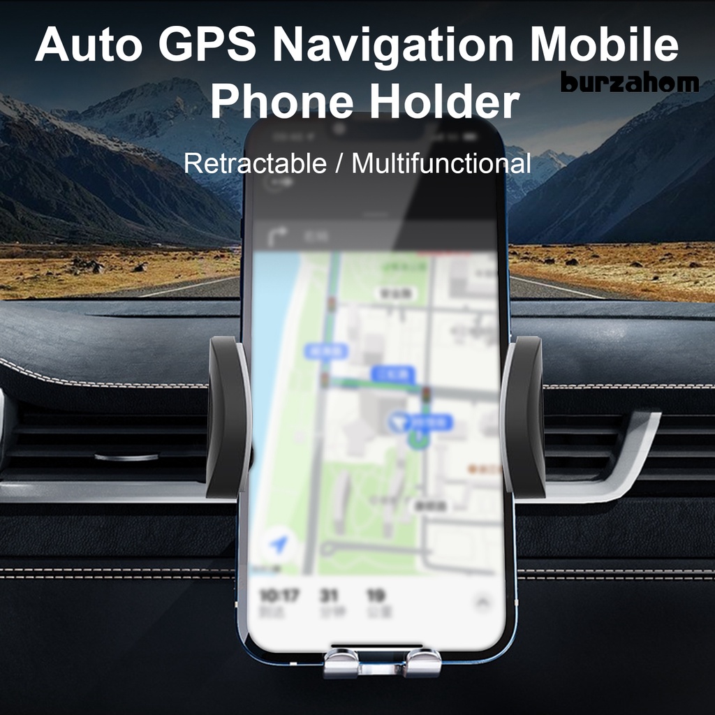Giá Đỡ Điện Thoại / Định Vị GPS Chống Trượt Chống Sốc Có Thể Thu Gọn Cho Xe Hơi