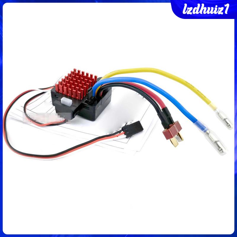 Bộ Điều Tốc Không Thấm Nước 60A ESC 6V / 2A Bec Cho Xe Hơi Điều Khiển Từ Xa 1 / 10