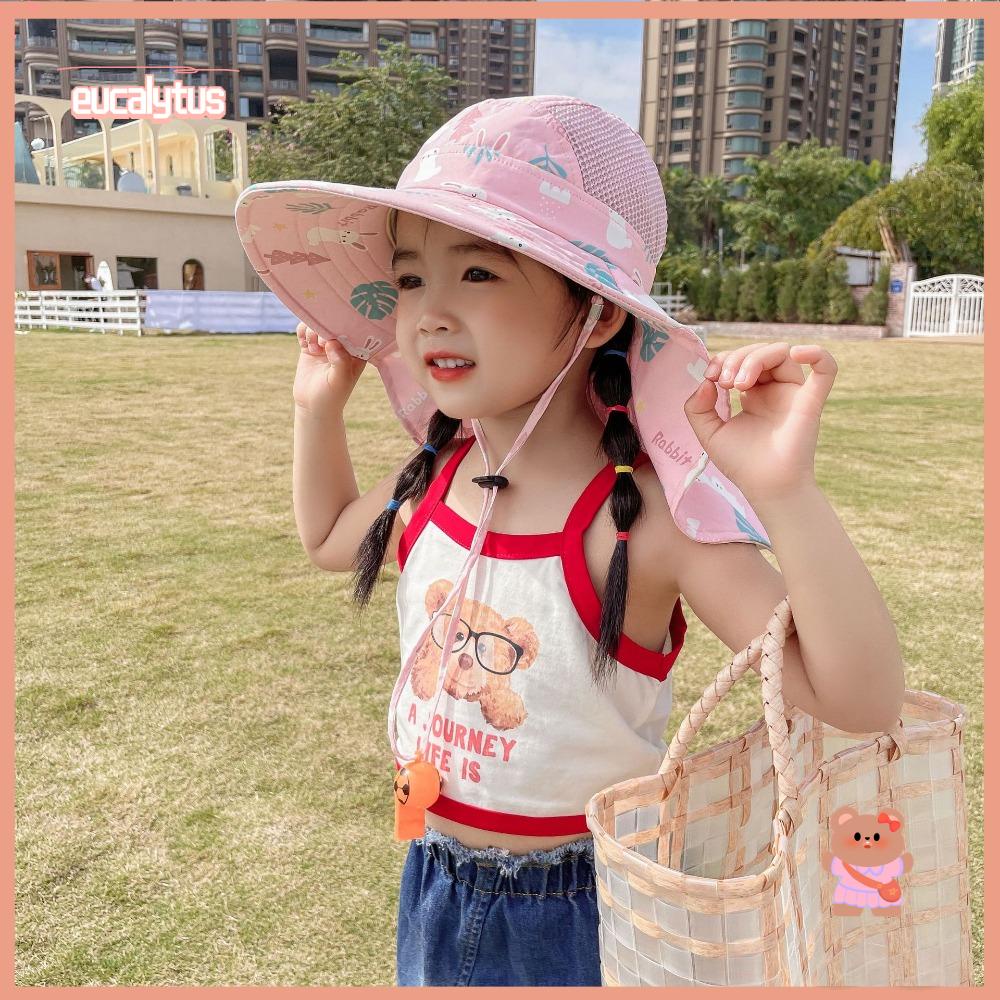 Mũ Bucket Vành Rộng Thời Trang Xuân Hè Cho Bé