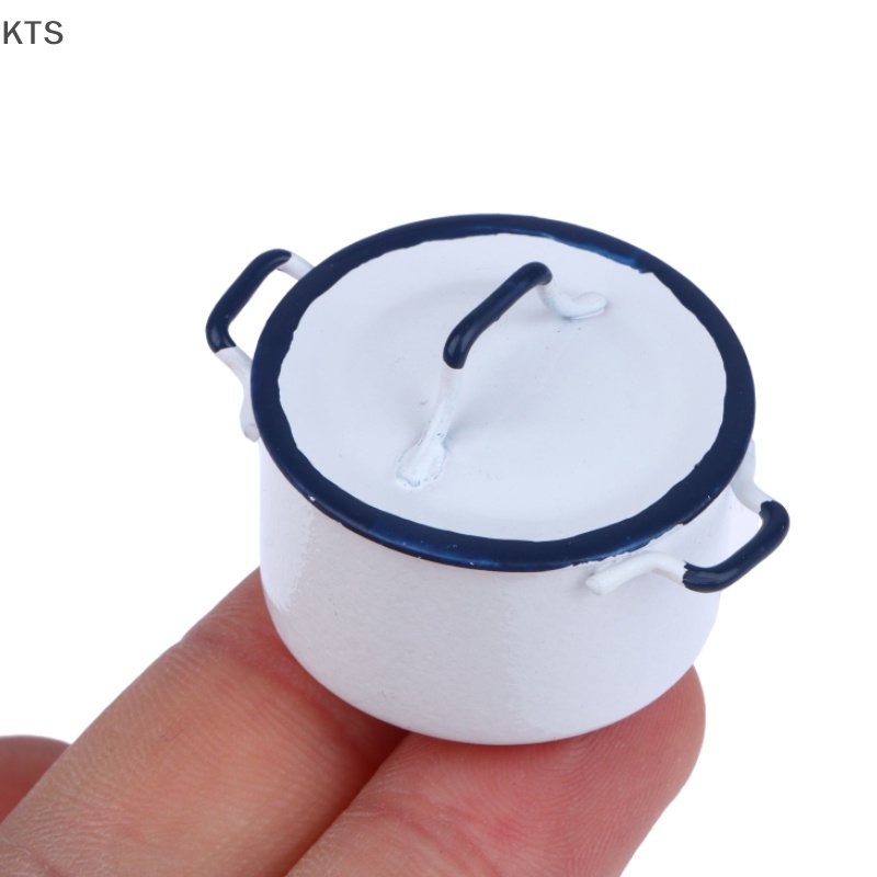 Nồi Nấu Ăn Có Nắp Tỉ Lệ 1: 12 Cho Nhà Búp Bê