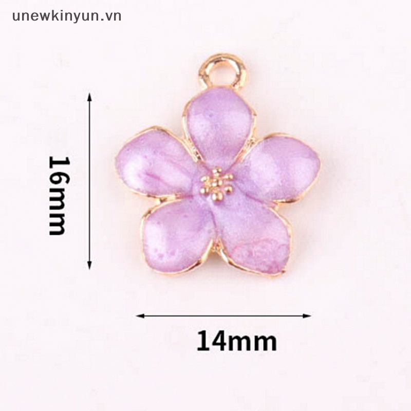 Set 10 Mặt Dây Chuyền Hợp Kim Tráng Men Hình Chữ Ch DIY