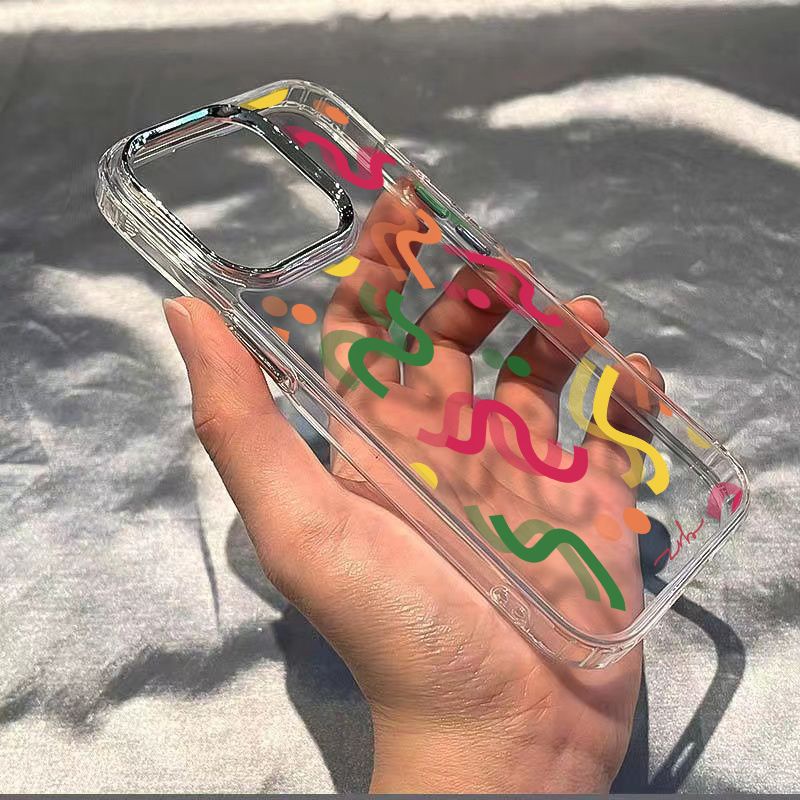 ✅Ốp Điện Thoại Dẻo Màu Sắc Đơn Giản Thời Trang Chống Sốc Cho Iphone128max / 14pro117 plus 13 LADZ