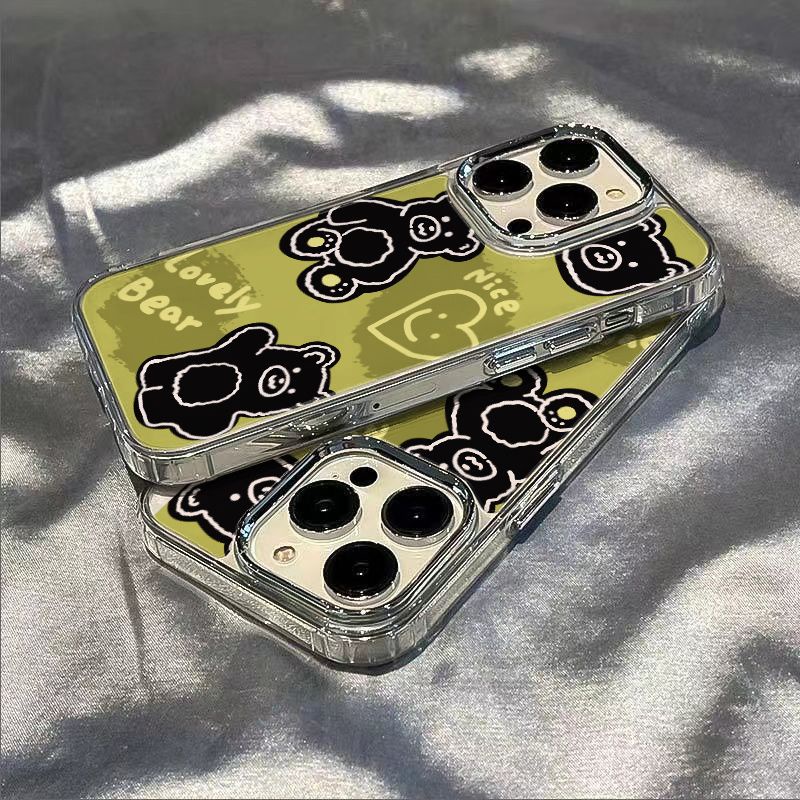 ✅Ốp Điện Thoại Mềm Chống Sốc Hình Gấu Cho Iphone 8iPhone12 / max Matcha 11plus 1314Pro7