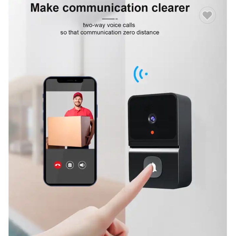 Chuông Cửa Có Camera An Ninh Thông Minh Độ Phân Giải Cao HD Có IR Theo Dõi Tầm Nhìn Ban Đêm