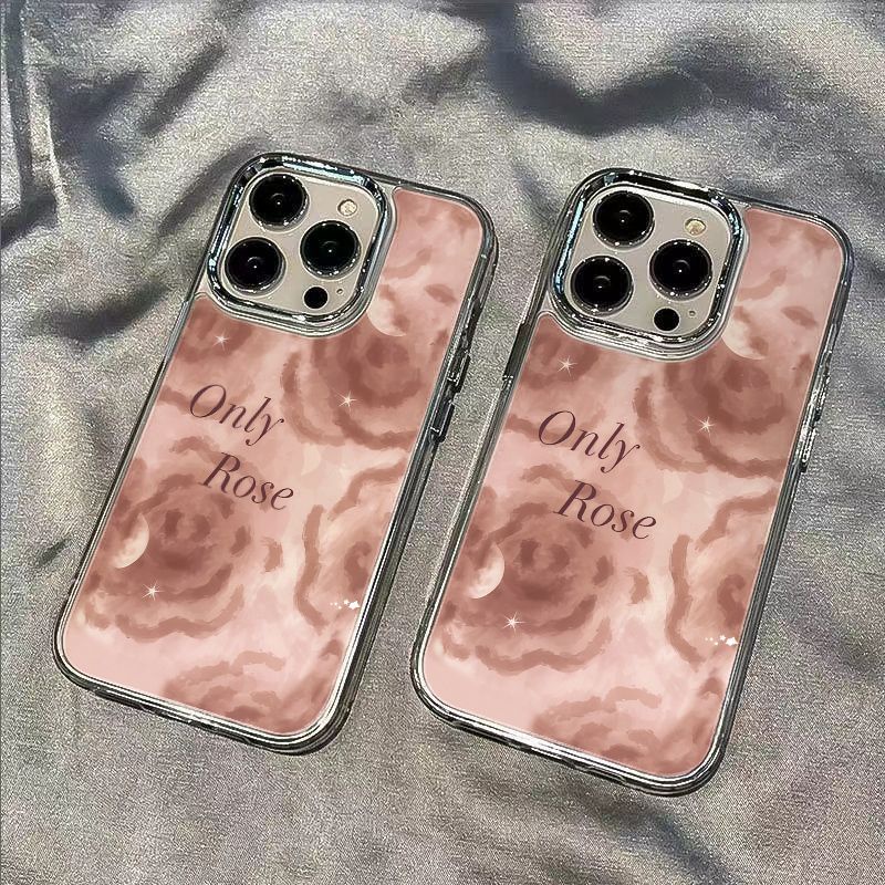 ✅Ốp Điện Thoại Mềm Chống Sốc Họa Tiết Hoa Hồng 7 Màu 138max 14pro / 11 iPhone12 DBKG