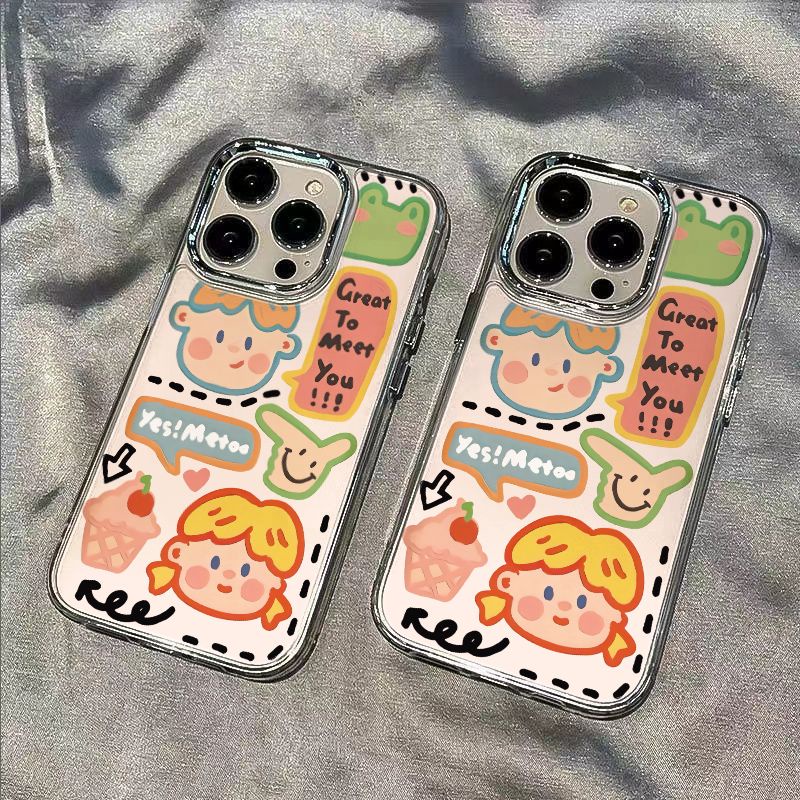 ✅Ốp Điện Thoại Dẻo Họa Tiết Graffiti Thời Trang Chống Sốc Cho iPhone128 591I / plus 7In 11 14pro13max