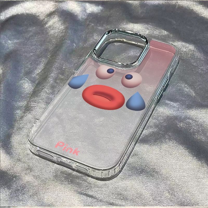 ✅Ốp Điện Thoại Túi Khí Mềm Chống Sốc Màu Trắng Hồng Cho Iphone 8 14pro 11 137 12 0Bt