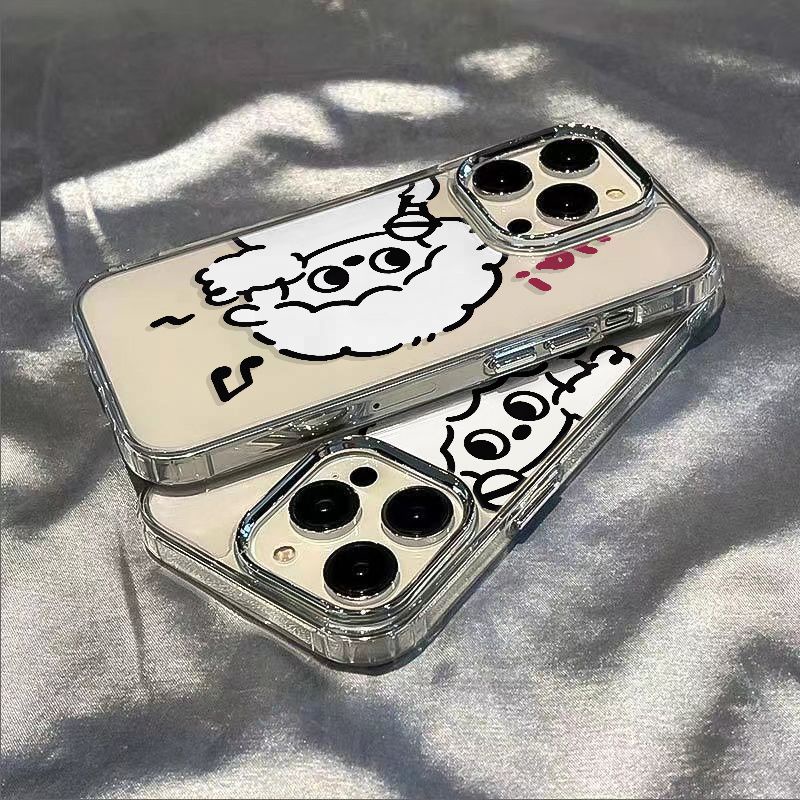 ✅Ốp Điện Thoại Lông Cừu Mềm Chống Sốc Ha13 Cho Iphone 1114pro7plus 8Max 12