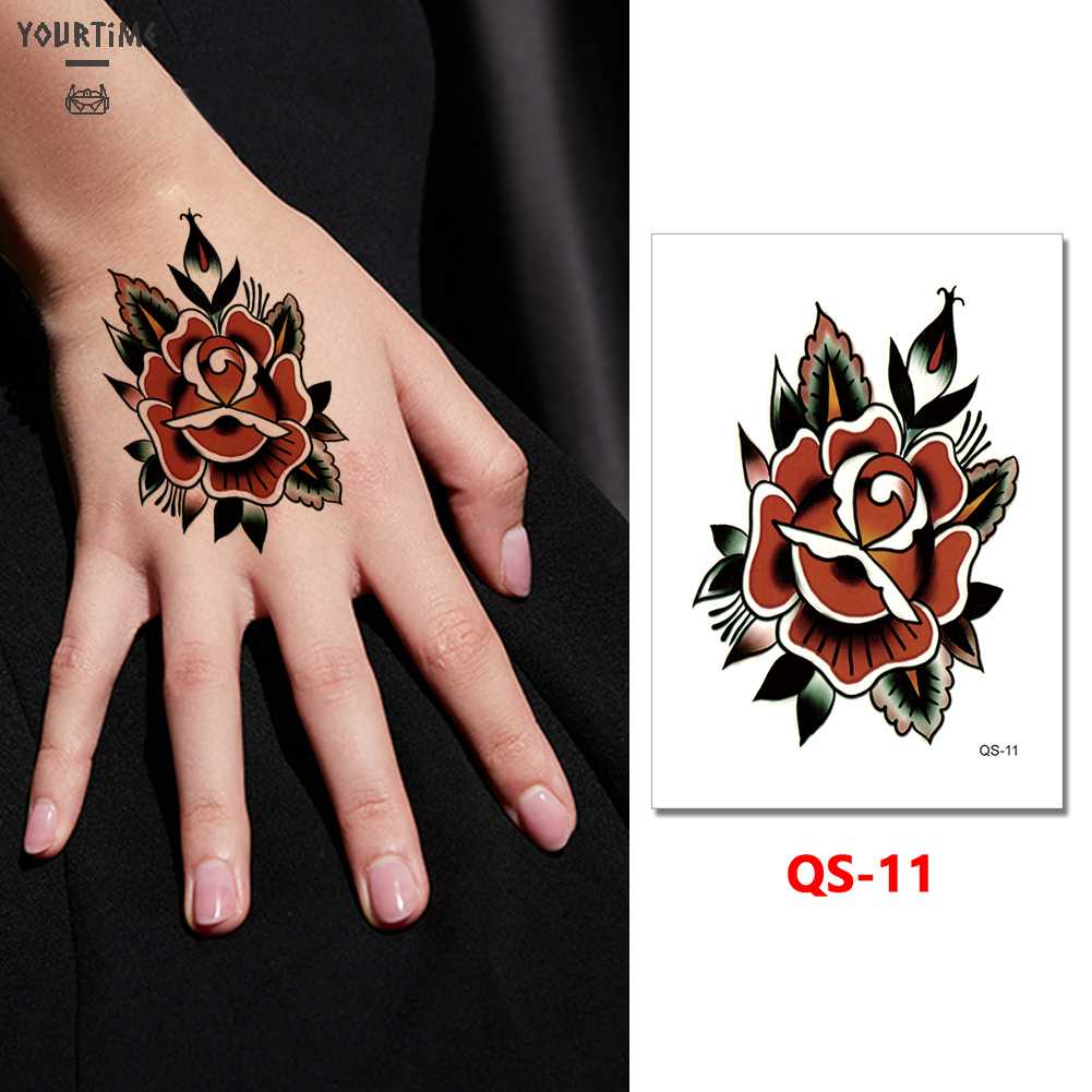 Set 8 Hình Xăm Dán Tạm Thời Chống Nước Dùng Một Lần