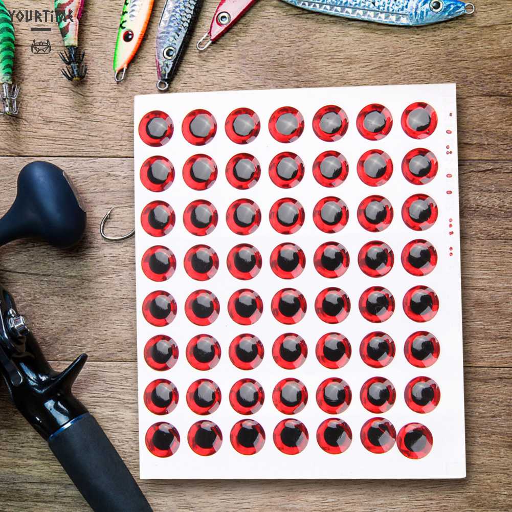 Set 100 Mắt Cá 3D 3-20mm Bằng Nhựa Dùng Để Trang Trí