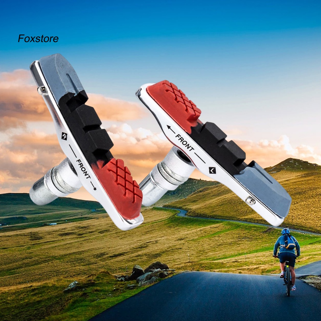 1 Cặp Má Phanh Xe Đạp Chống Biến Dạng Dạng Khối Chất Lượng Cao