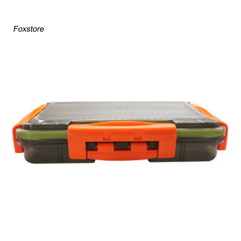 Hộp Đựng Mồi Câu Cá Ba Mặt Bằng PVC Có Khóa Cài