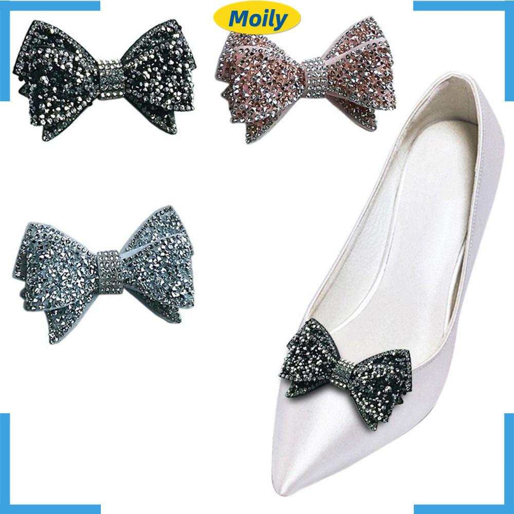 Bộ 2 Kẹp Giày Đính Nơ Xinh Xắn Cho Cô Dâu