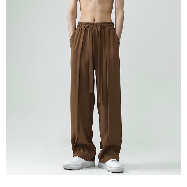 Quần Dài Ống Rộng Phong Cách Hàn Quốc Năng Động Dành Cho Nam