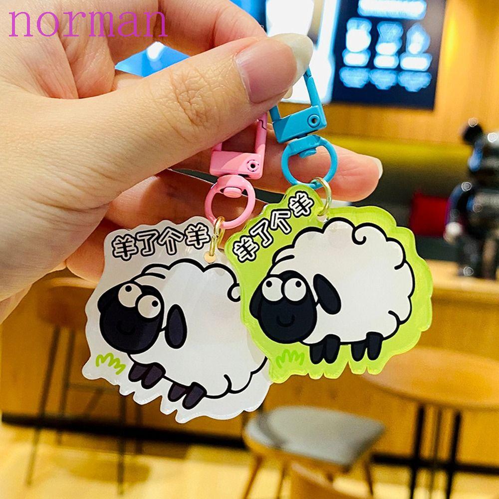 Móc Chìa Khóa Bằng Acrylic In Họa Tiết Hoạt Hình Dễ Thương Cho Nữ