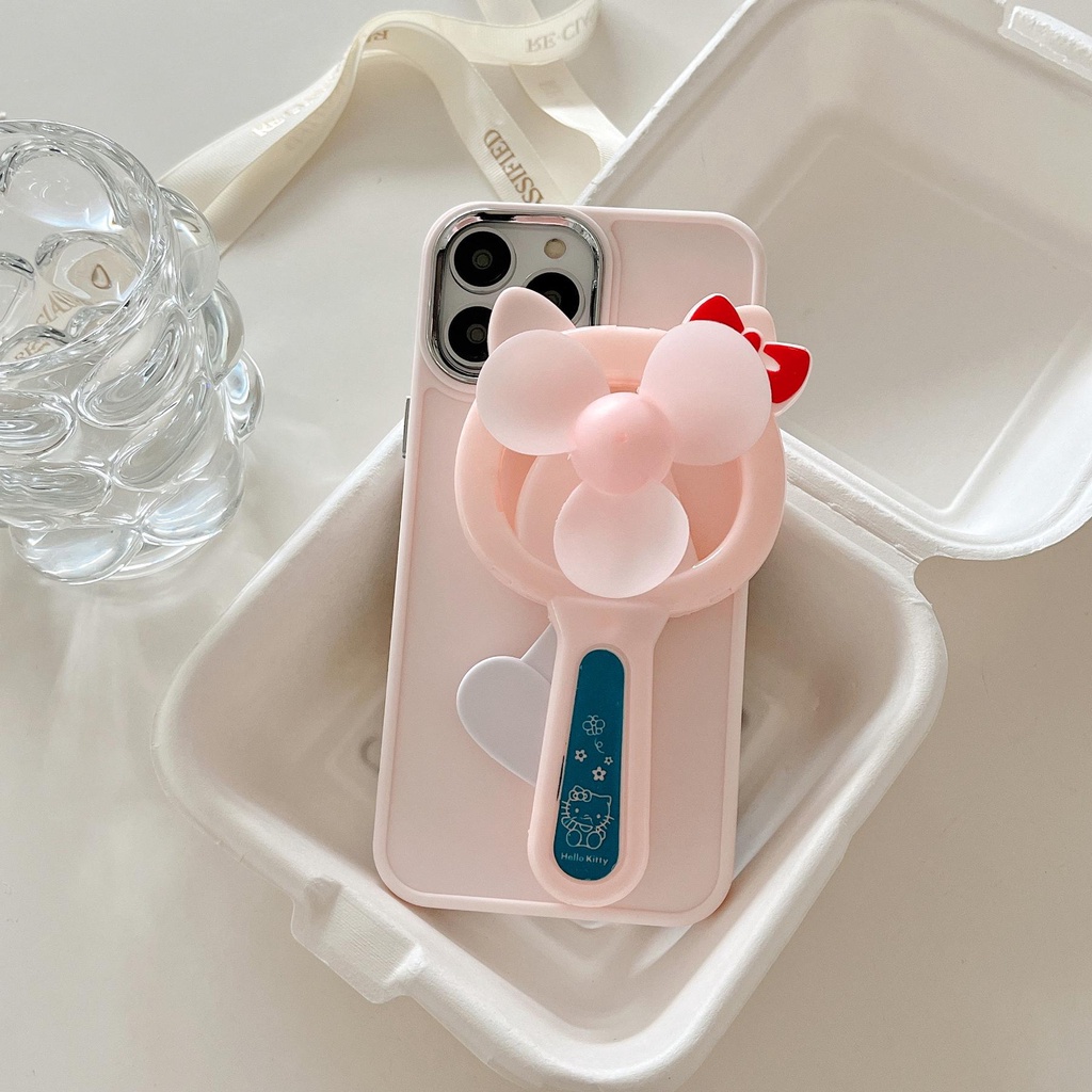 Ốp Điện Thoại Silicon TPU Mềm Chống Rơi Có Vòng Đỡ Xoay 3D Dễ Thương Cho iPhone 11 13 12 14 Pro Max