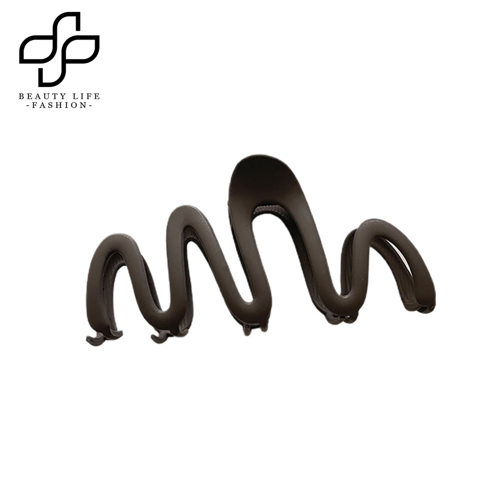 Kẹp Tóc Dạng Gợn Sóng Màu Trơn Co Giãn Gọn Nhẹ Chống Trượt Màu Sắc Thời Trang Cho Nữ