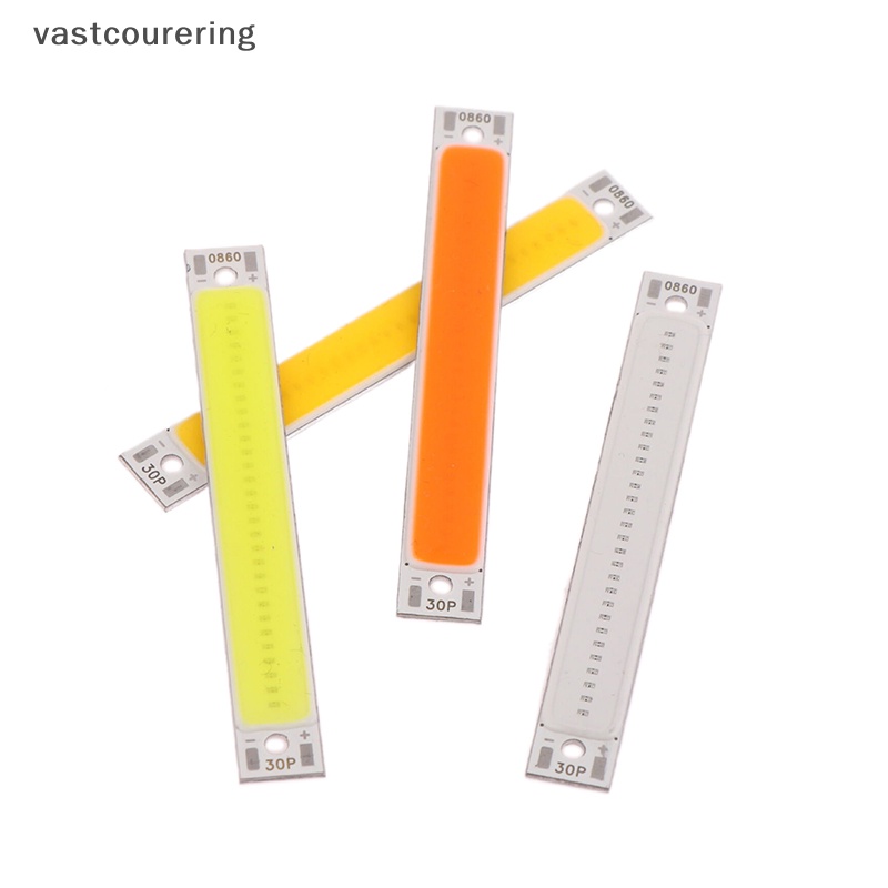 Dây Đèn LED COB 3V-4V DC 60mm 8mm 1W 3W Ánh Sáng Trắng / Xanh Dương / Đỏ Dành Cho Xe Đạp DIY