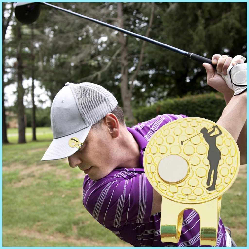 Kẹp Đánh Dấu Vị Trí Gậy Đánh Golf Từ Tính Bằng Kim Loại Nhỏ Gọn Dành Cho Nam Nữ