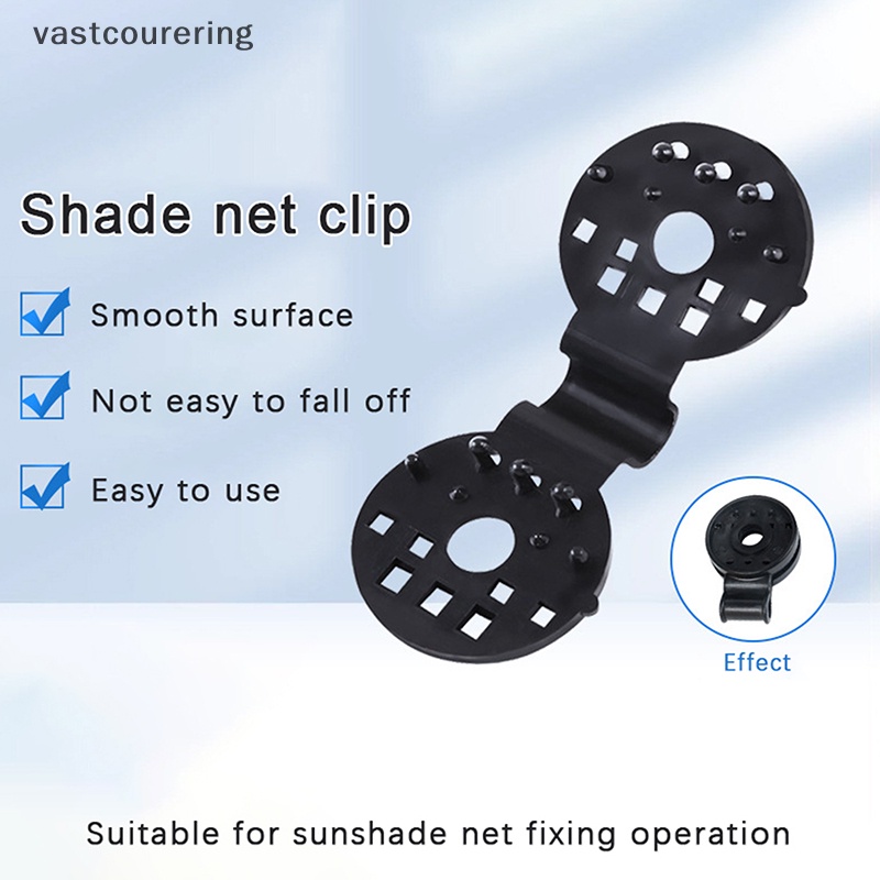 Vast Set 10 Kẹp Bướm Bằng Nhựa PP Cho Nhà Kính / Nhà Kính