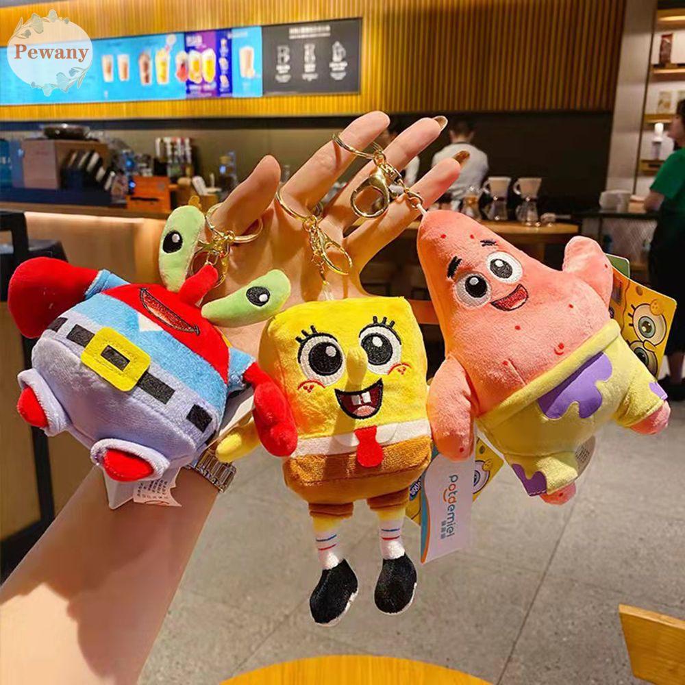 Móc Khóa Hình Spongebob Nhồi Bông Hoạt Hình Đáng Yêu