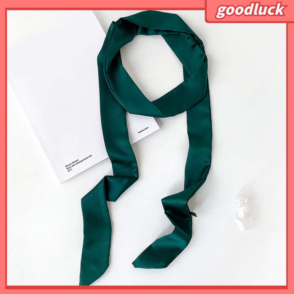 Băng Đô Thắt Nơ Ruy Băng Mềm Màu Trơn Trang Trí Thắt Nơ Xinh Xắn