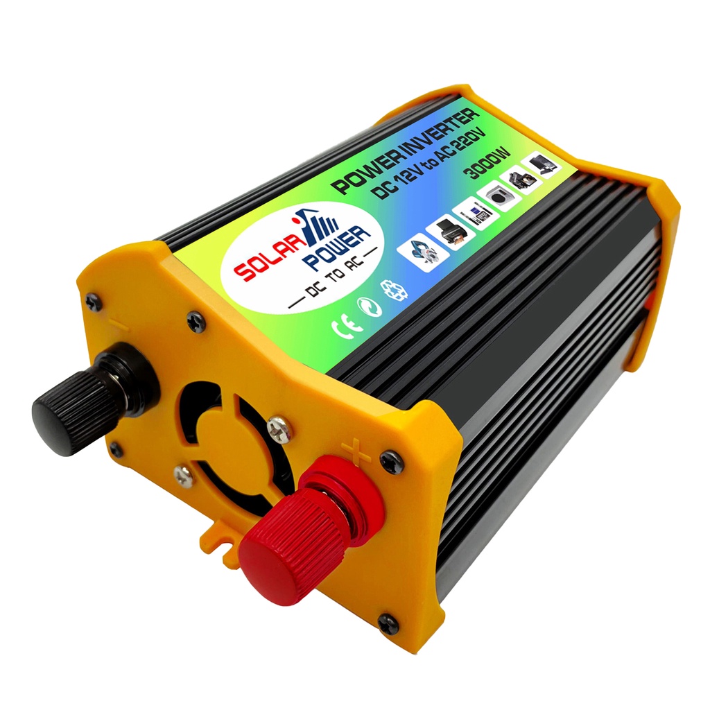 Bộ Chuyển Đổi Nguồn Điện Từ 12V Sang AC 110V / 220V Ga-Ronne 3000W
