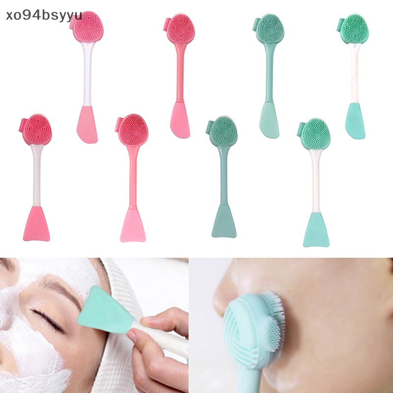 Cọ Rửa Mặt Xo94Bsyu Hai Đầu Bằng Silicon Tiện Dụng