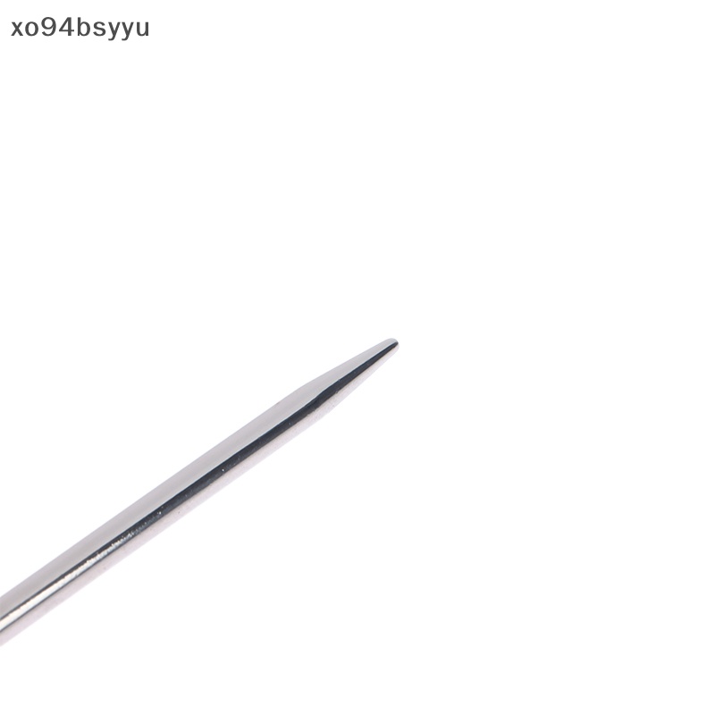 1 Dụng Cụ Đánh Phấn Trang Điểm xo94bsyyu Bằng Thép Không Gỉ Hai Đầu Kèm Túi Đựng PU