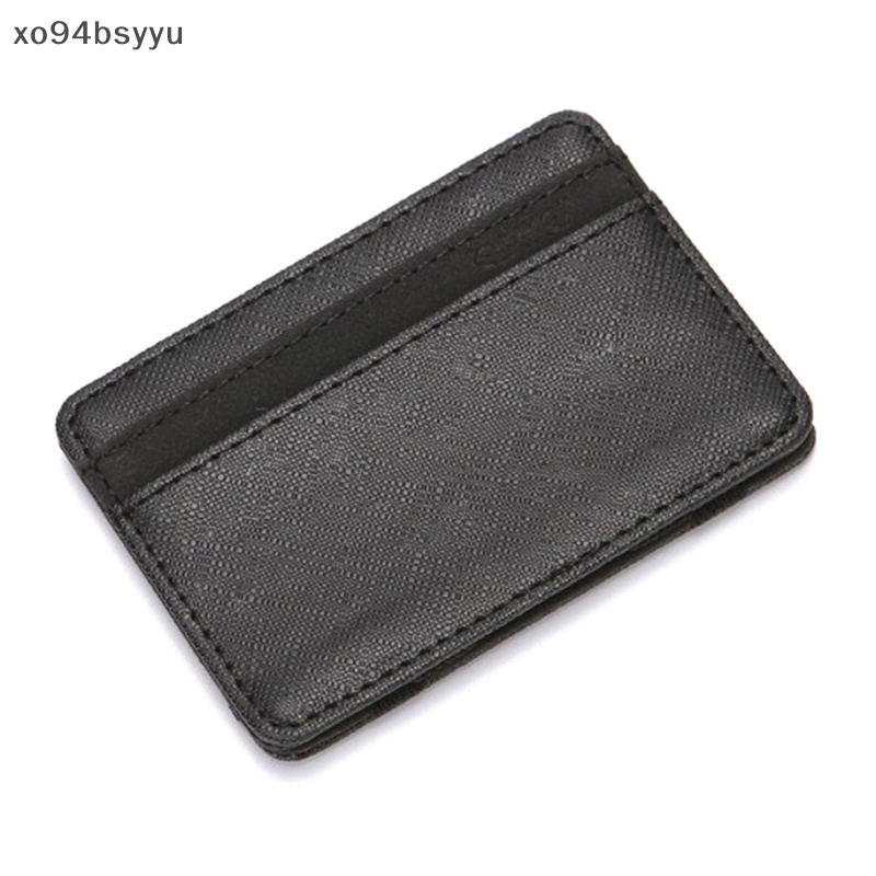 Ví Da PU xo94bsyyu Dạng Gập Siêu Mỏng Đựng Tiền / Thẻ Cỡ Nhỏ Thời Trang Cho Nam Và Nữ