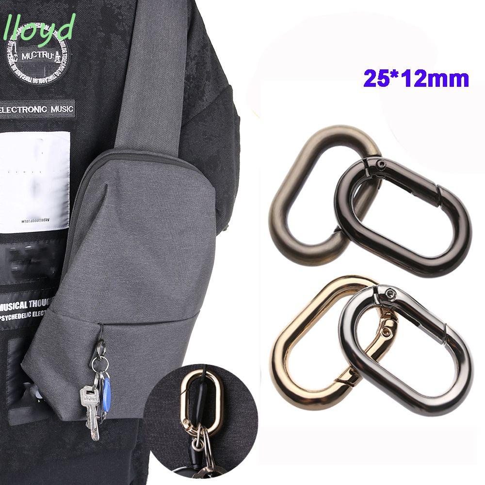 Móc Khóa Carabiner Hình Oval Bằng Hợp Kim Kẽm Dùng Khi Đi Cắm Trại