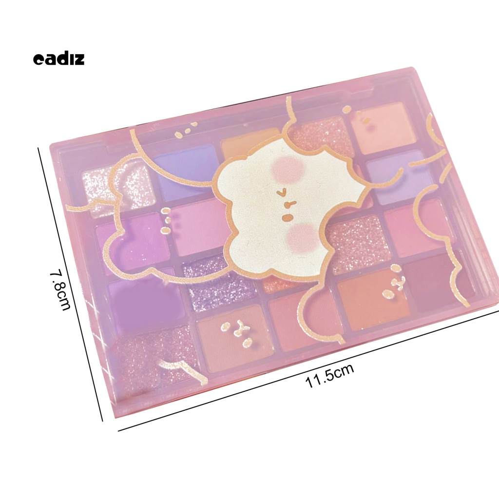 Bảng Phấn Mắt 20 Màu Lì Và Ánh Nhũ Kết Hợp Trang Điểm Kháng Nước Và Chống Mồ Hôi Lâu Trôi