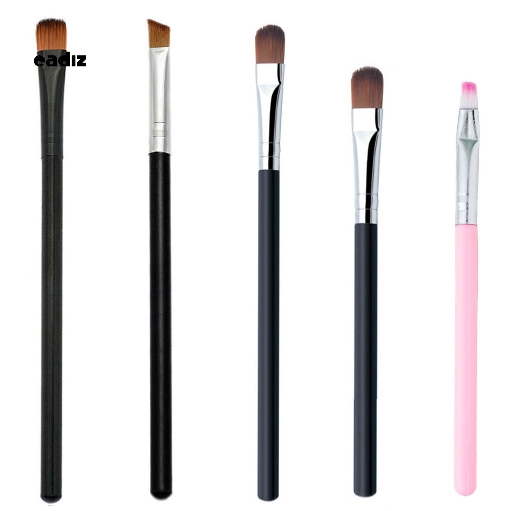 Set 5 Cọ Trang Điểm Mắt / Lông Mày / Lông Mi Mỏng Chống Trượt Nhanh Chóng Cho Nữ