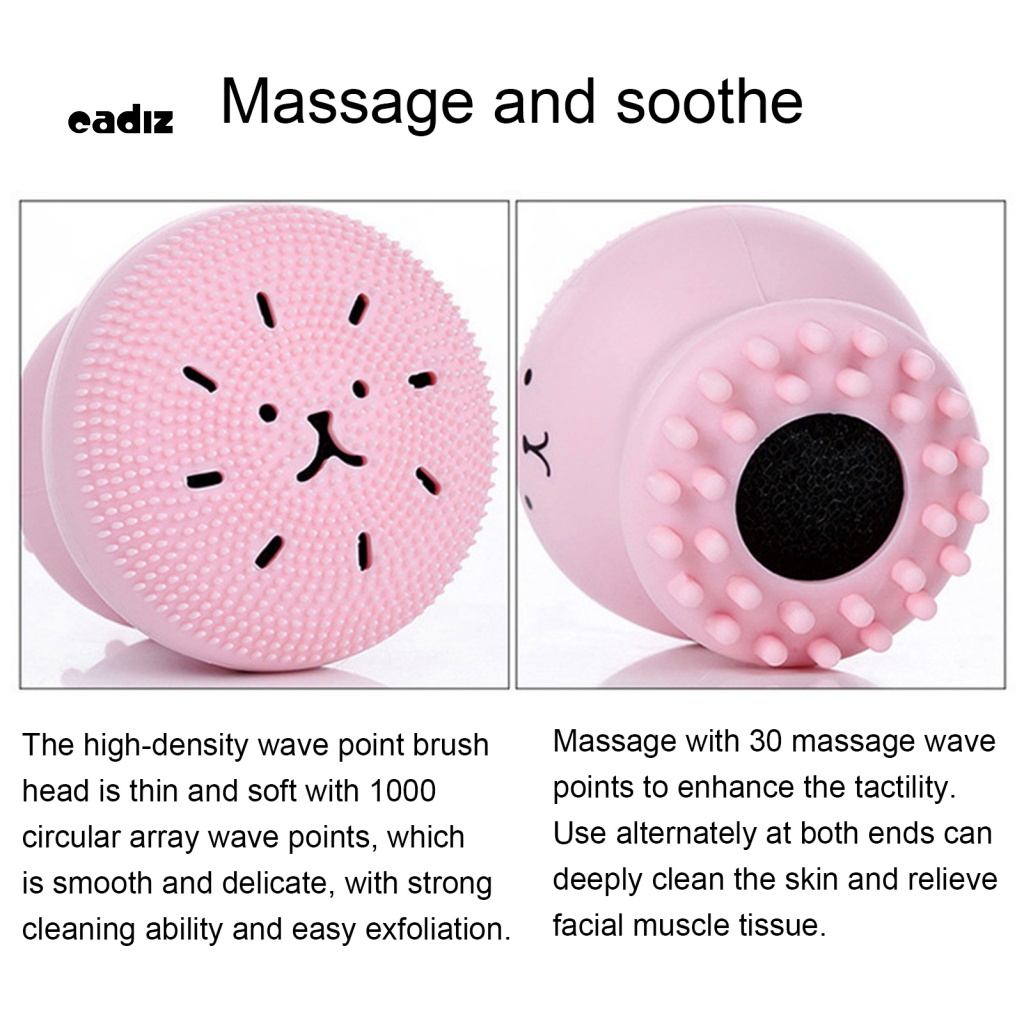 Cọ Rửa Mặt Bằng Silicon Mềm Hình Bạch Tuộc Cho Học Sinh