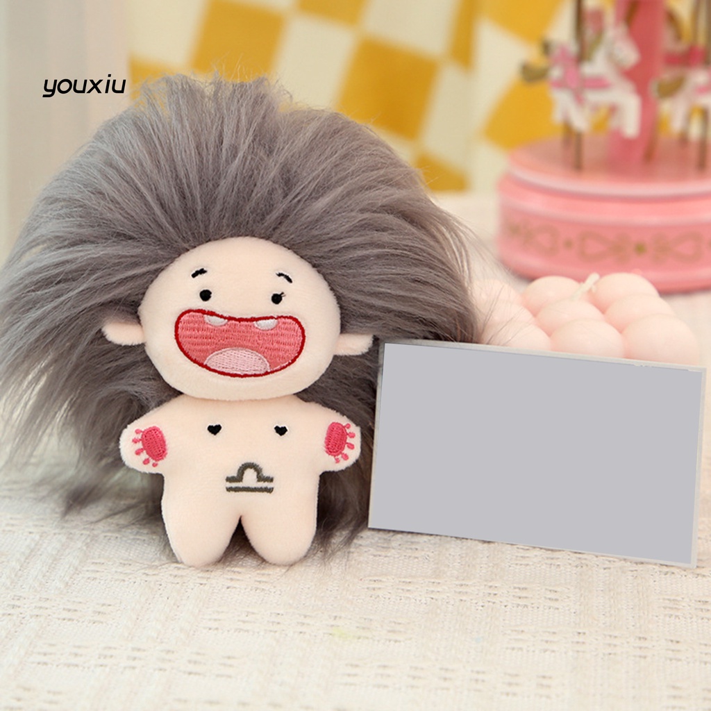 Búp Bê Nhồi Bông Cotton 10cm Hình Cung Hoàng Đạo Tóc Chiên Dễ Thương Vui Nhộn Làm Quà Tặng Sinh Nhật