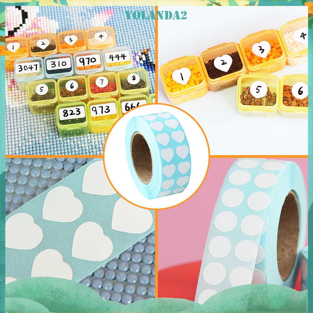 Bộ 3000 Nhãn Dán Tự Dính Dùng Trang Trí Văn Phòng Tiện Dụng