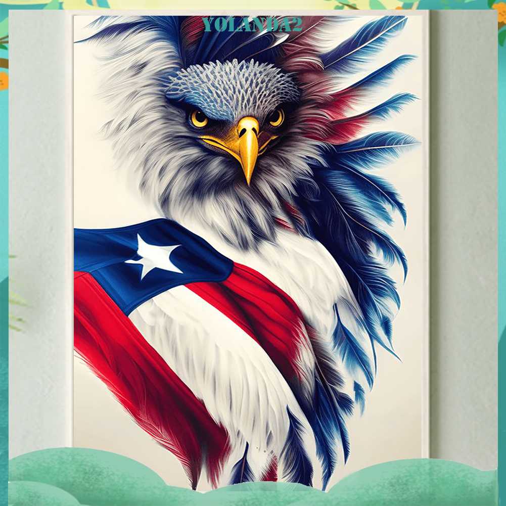 Tranh Đính Đá Kim Cương Toàn Bộ 5D DIY Hình Chim Đại Bàng