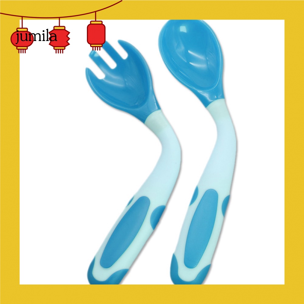 Bộ Muỗng Nĩa Cảm Biến Nhiệt Thay Đổi Màu Sắc Dành Cho Trẻ Em