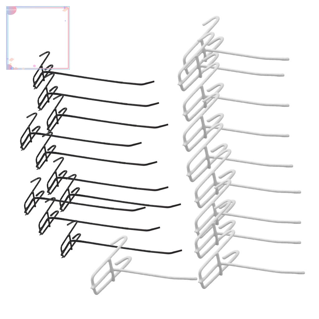 Set 10 Móc Treo Quần Áo Bằng Kim Loại Chống Mòn Có Thể Tháo Rời Tiện Dụng Cho Gia Đình