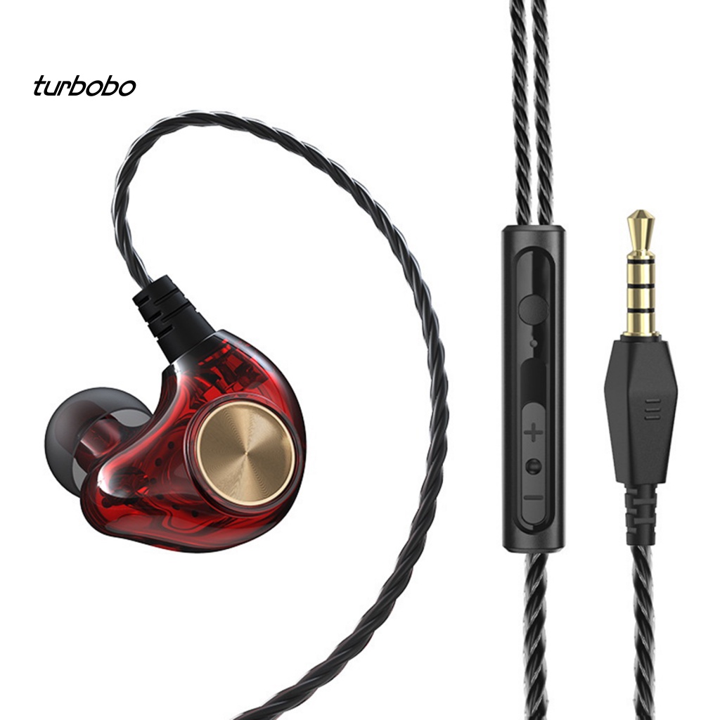 Tai Nghe Nhét Tai Jack 3.5mm Có Nút Điều Khiển Âm Lượng turbobo K1