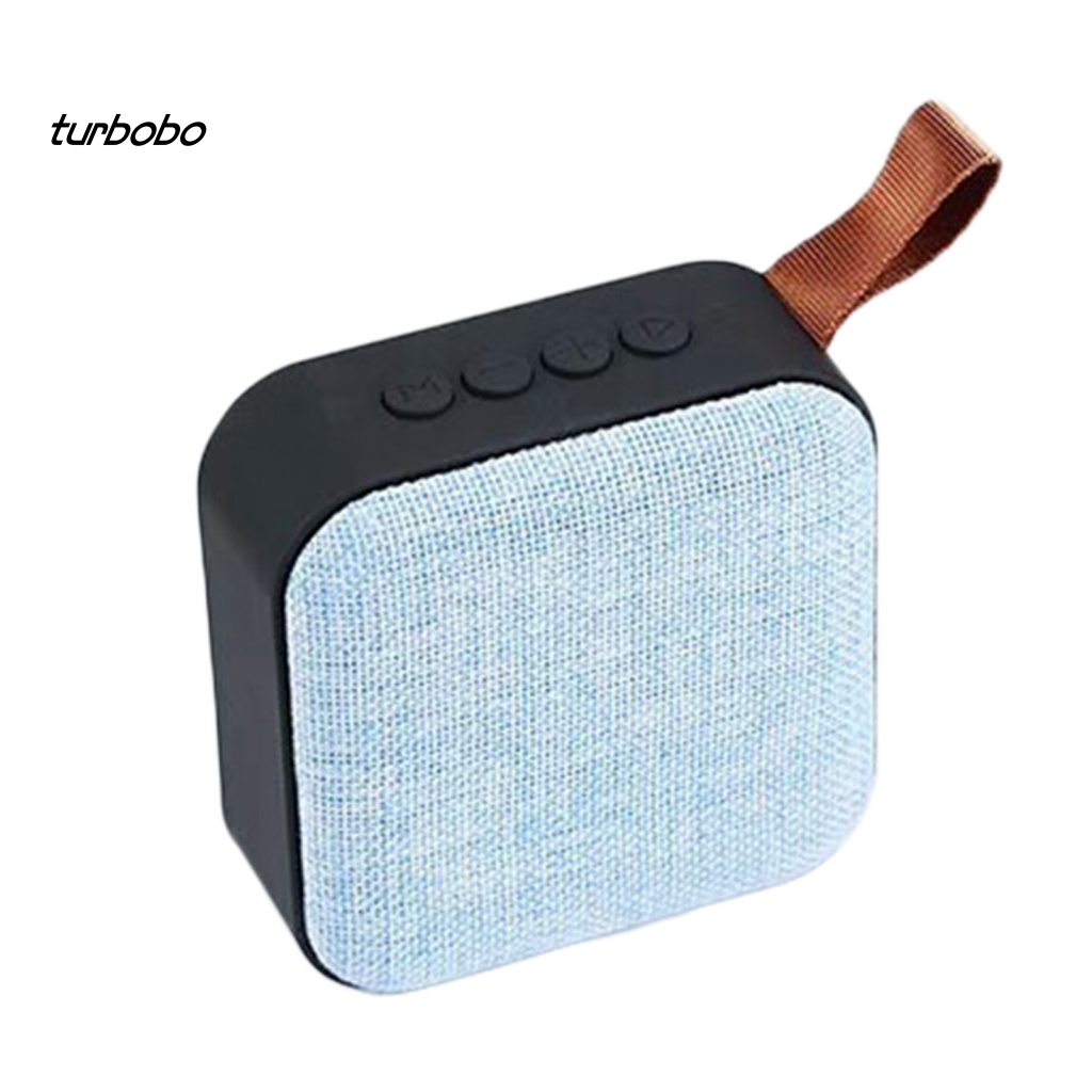 Loa Bluetooth Không Dây turbobo T5 Bằng Vải Bện Nghệ Thuật Cổng USB Âm Trầm Cho Hoạt Động Ngoài Trời