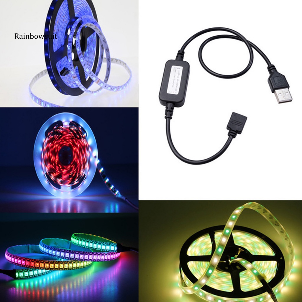 Bộ Điều Khiển Ánh Sáng Dải ABS Thay Đổi Màu Sắc Chống Ẩm Thông Minh Cho Tiệc Tùng