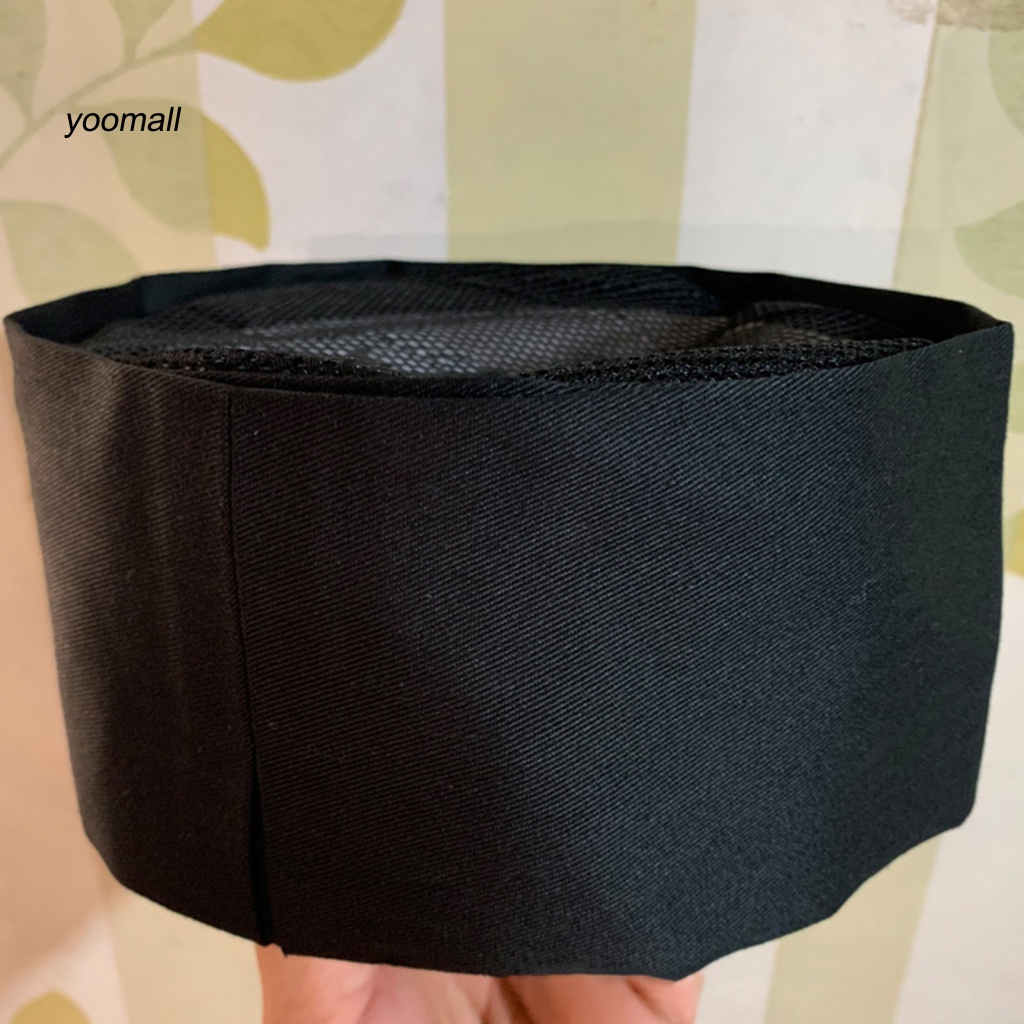 Yo / Mũ Đầu Bếp Nhật Bản Hàn Quốc Lưới Phẳng Thoáng Khí Có Thể Điều Chỉnh