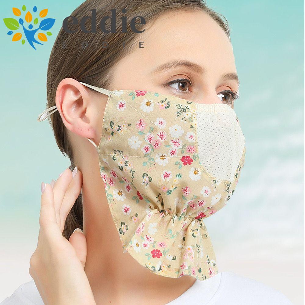 Khẩu Trang Chống Nắng Chống Gió Chống Bụi In Họa Tiết Hoa 26Eddie Kèm Tấm Che Cổ Dùng Khi Đi Xe Đạp / Leo Núi