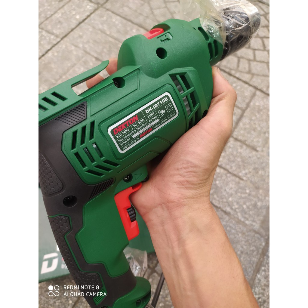 TÓP BÁN CHẠY Máy Khoan Đầu Kẹp 13Ly Có Búa / Dekton DK-ID710B HTP ĐIỆN MÁY