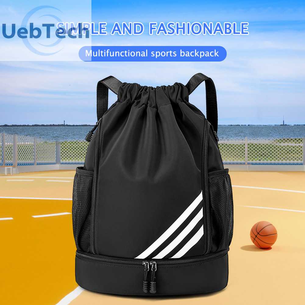 Ba Lô Dây Rút Đựng Đồ Tập Gym / Bóng Rổ Nhiều Túi Tiện Lợi